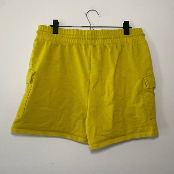 Daily Practice Anthropologie Lime Green Cropped Top Sweat Set Women's size Large - Picture 11 of 14